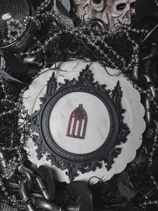Cathedral window Keychain