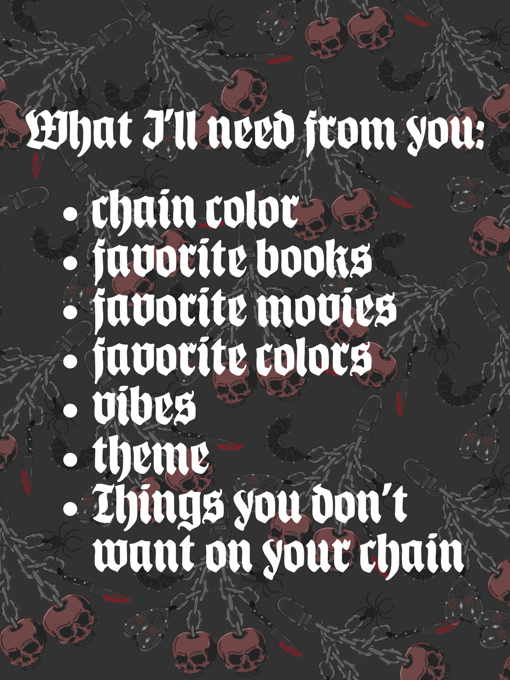 Surprise Custom Chain