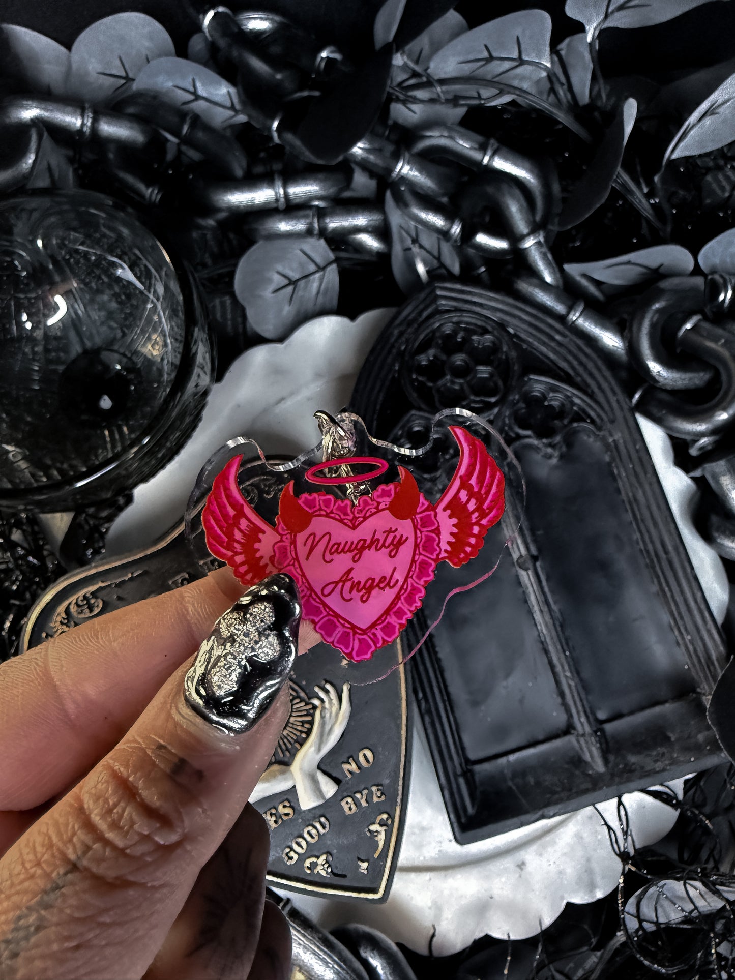 Naughty Angel Keychain