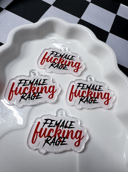Female Rage  Keychain/Purse Chain