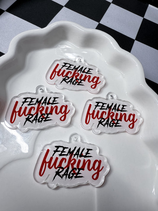 Female Rage  Keychain/Purse Chain