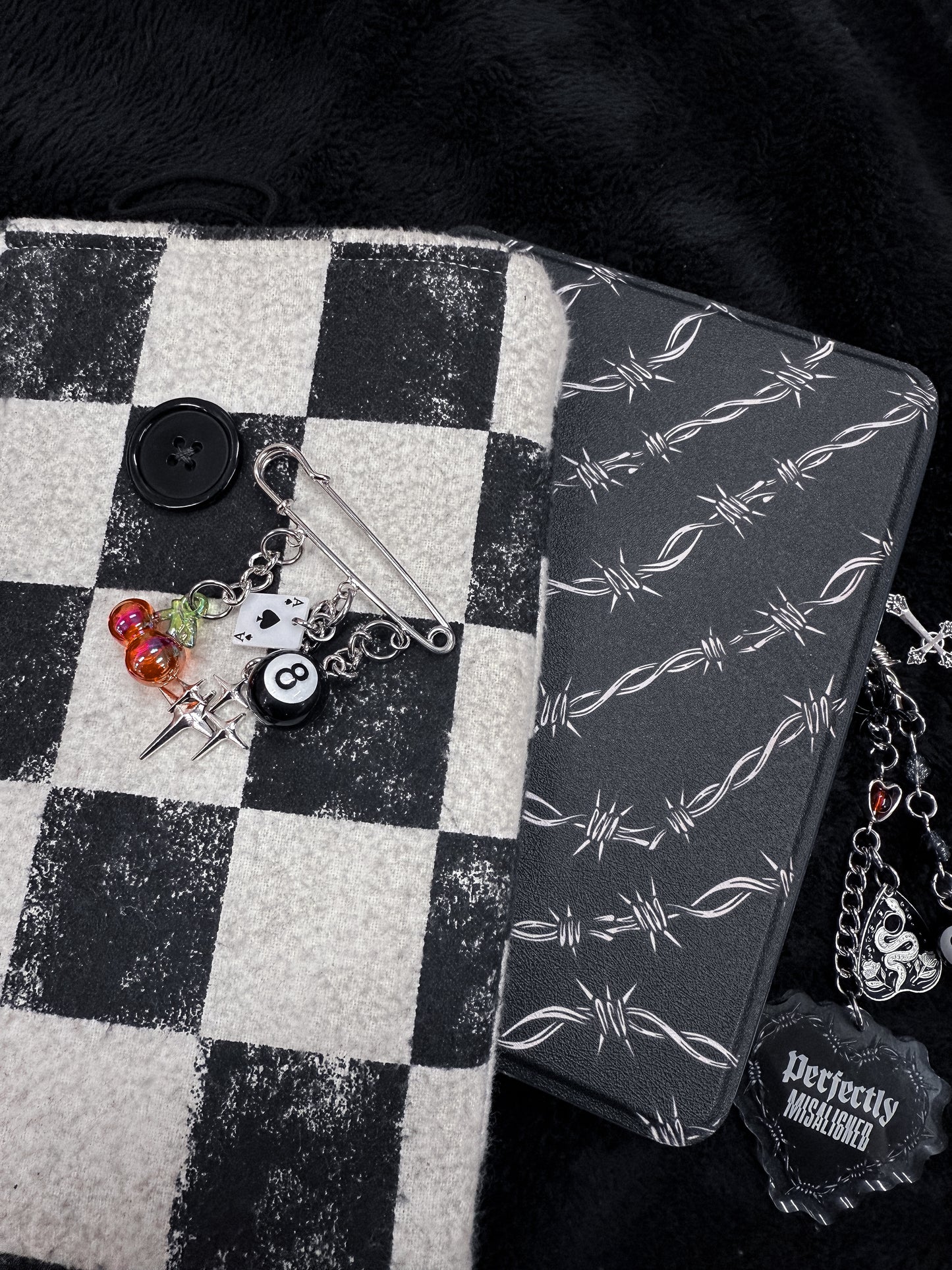 Y2K Safety Pin Charm