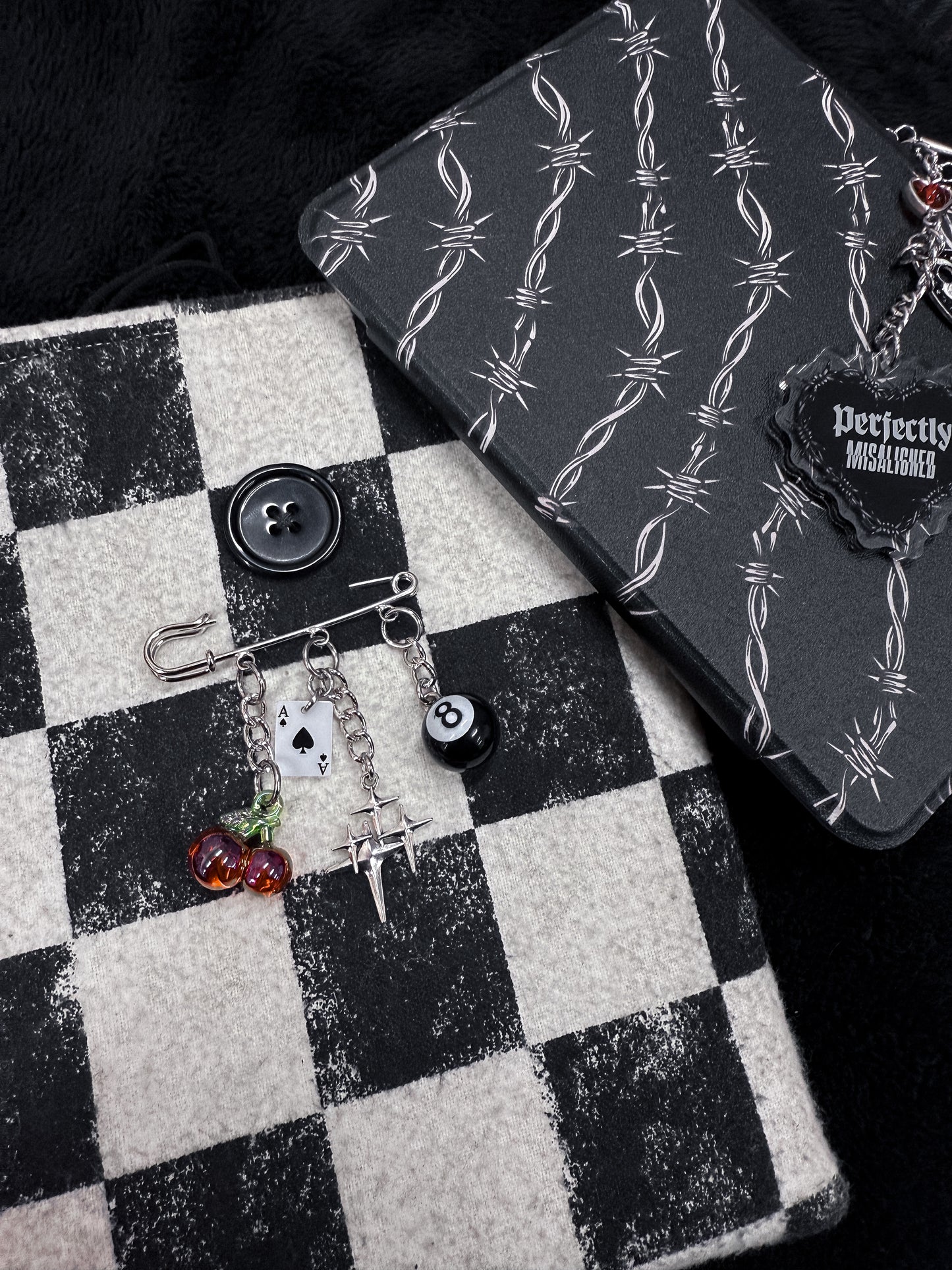 Y2K Safety Pin Charm