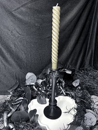 Bone Taper Candle Holder