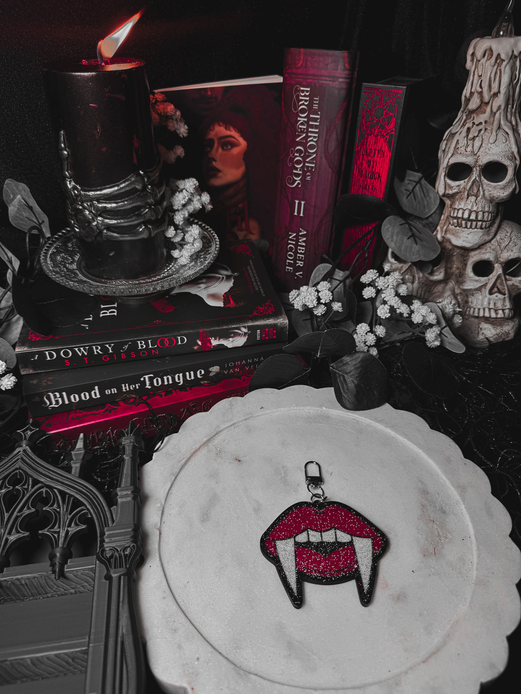 Vampire Kiss Keychain
