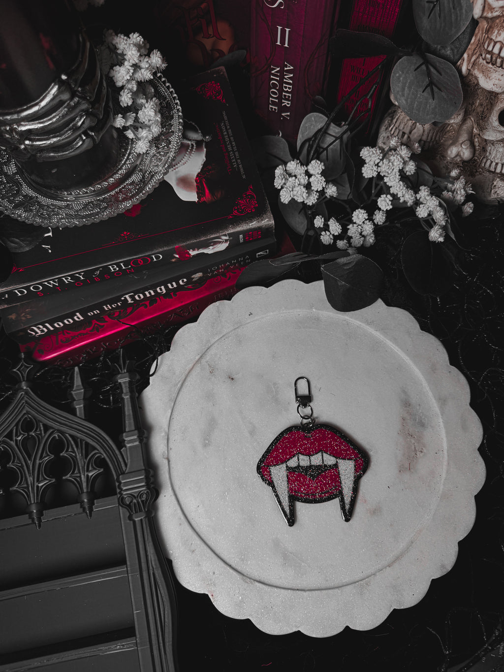 Vampire Kiss Keychain