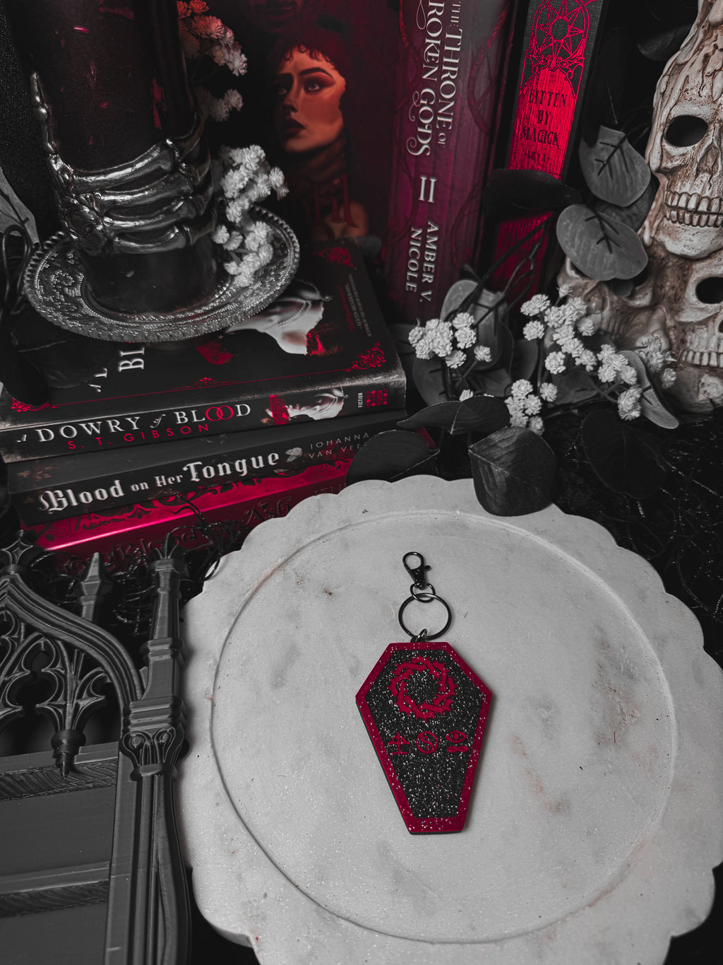 Bad Omens Coffin Keychain
