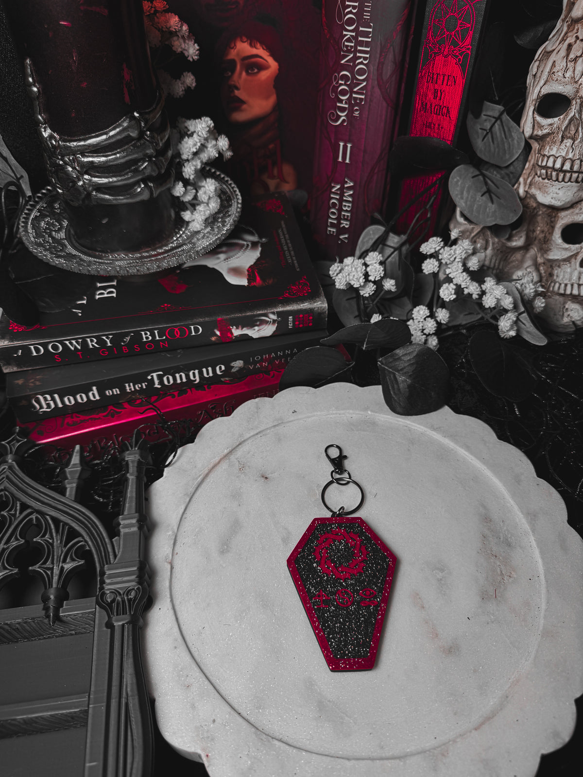 Bad Omens Coffin Keychain