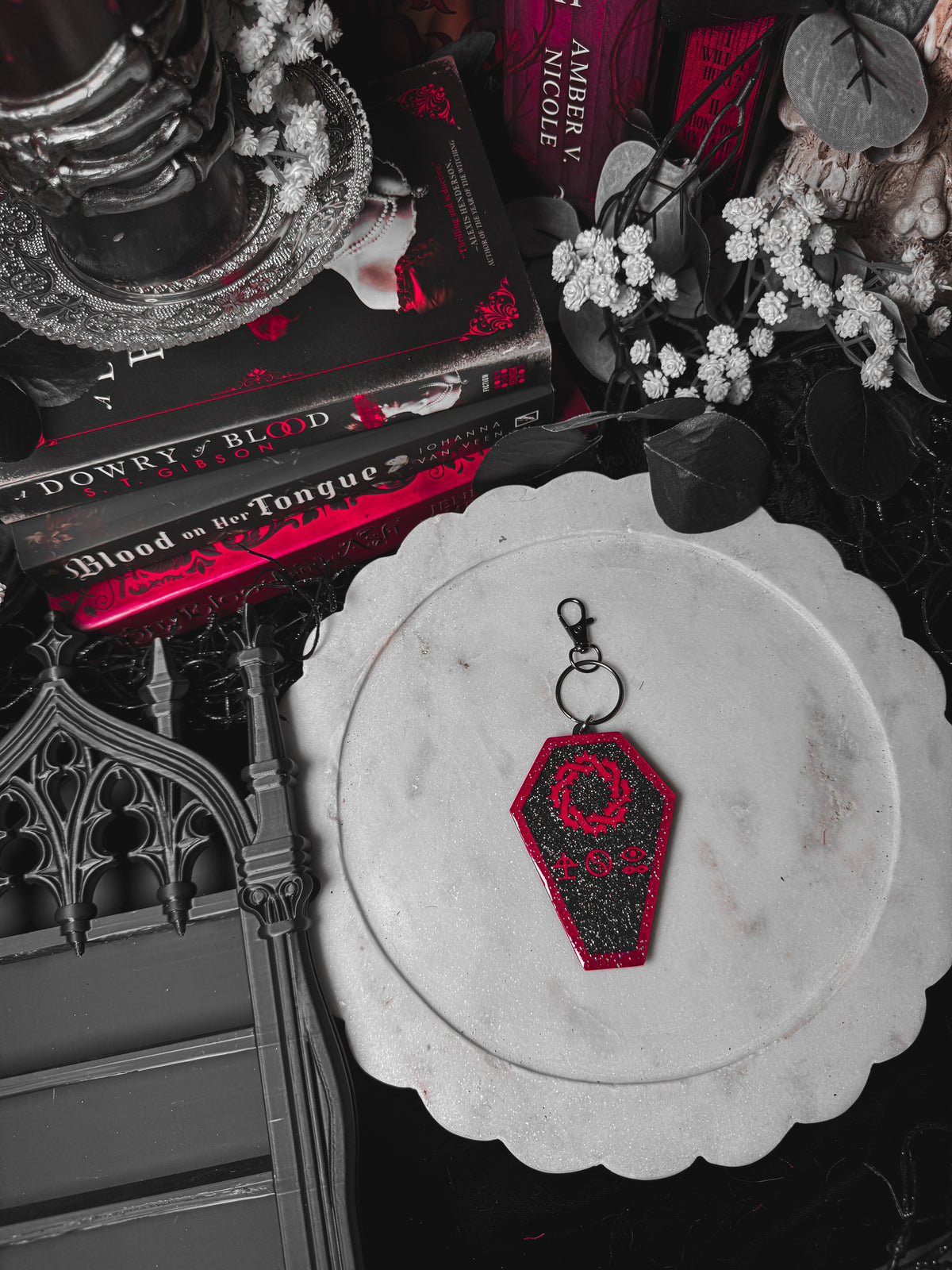 Bad Omens Coffin Keychain